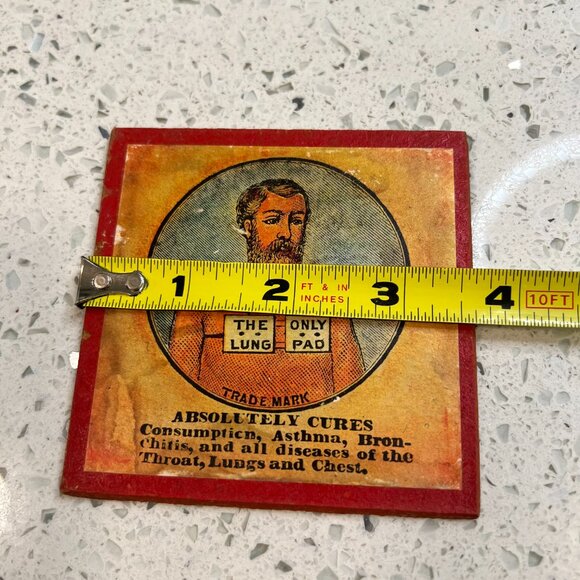 Vintage Coasters "Anti-Fat", "Sozodont", "The Lung Pad", "Parlor Billiards" - Picture 7 of 7